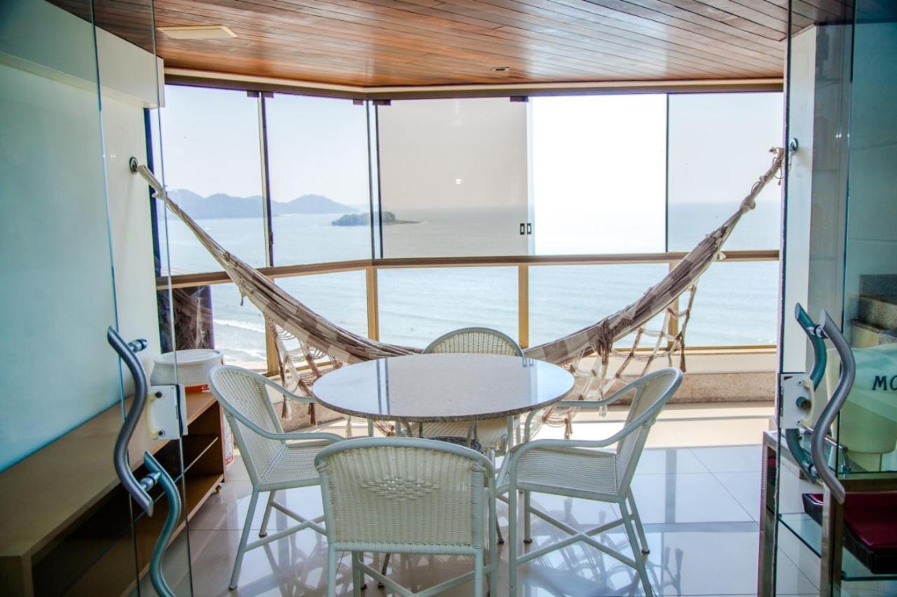 Apto Frente Mar Bal Camboriu Pe Na Areia Fantastica E Encantadora Vista Mar Balneário Camboriú Eksteriør billede